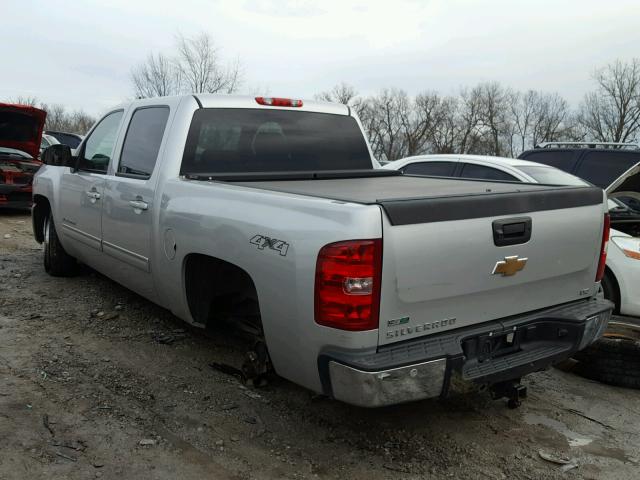 3GCRKTE28AG139982 - 2010 CHEVROLET SILVERADO SILVER photo 3