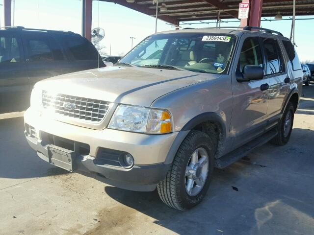 1FMZU63K63ZA17618 - 2003 FORD EXPLORER X TAN photo 2