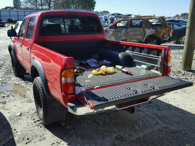 5TEGN92NX3Z281290 - 2003 TOYOTA TACOMA DOU RED photo 3