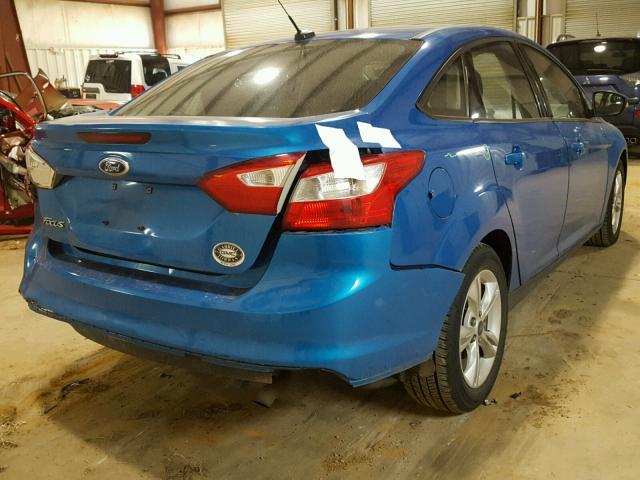 1FADP3F25DL126713 - 2013 FORD FOCUS SE BLUE photo 4