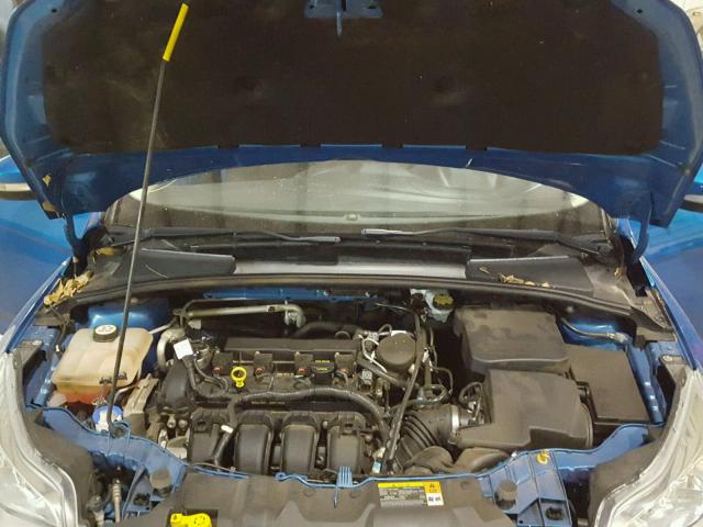 1FADP3F25DL126713 - 2013 FORD FOCUS SE BLUE photo 7