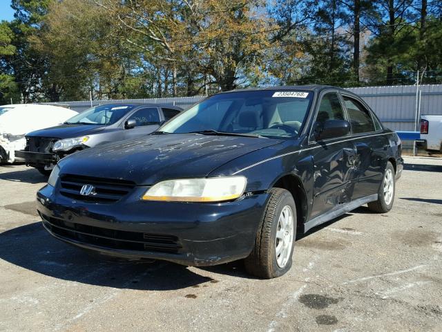 1HGCG56792A017775 - 2002 HONDA ACCORD SE BLACK photo 2