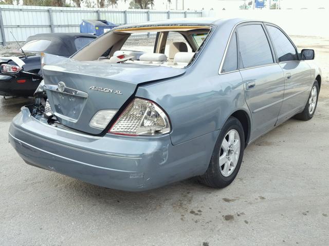 4T1BF28B8YU013863 - 2000 TOYOTA AVALON XL TEAL photo 4