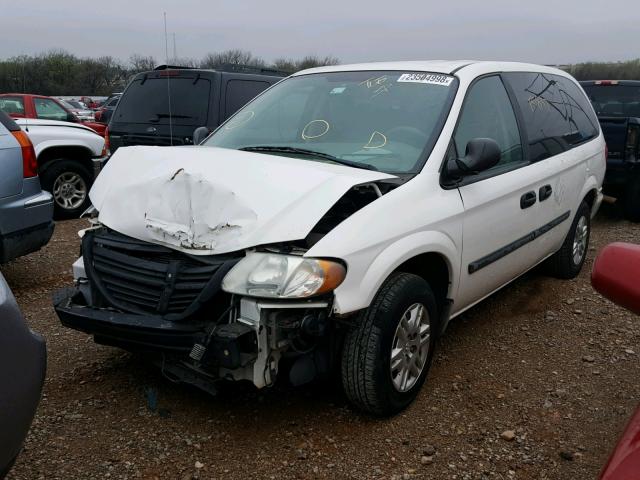 1D4GP24R27B134914 - 2007 DODGE GRAND CARA WHITE photo 2