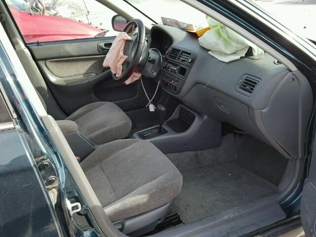 2HGEJ6681WH903265 - 1998 HONDA CIVIC EX მწვანე ფოტო 5