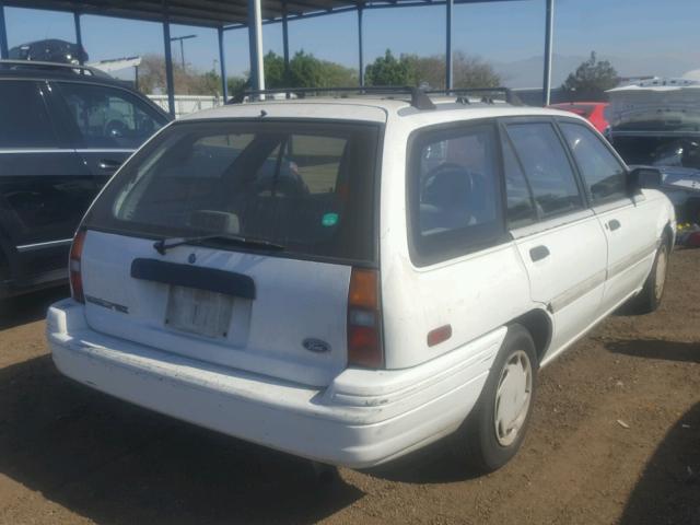 3FAPP15J1PR172555 - 1993 FORD ESCORT LX WHITE photo 4