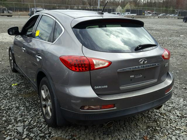 JNKAJ09E98M302034 - 2008 INFINITI EX35 GRAY photo 3