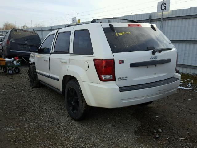 1J8GR48K58C131378 - 2008 JEEP GRAND CHER WHITE photo 3