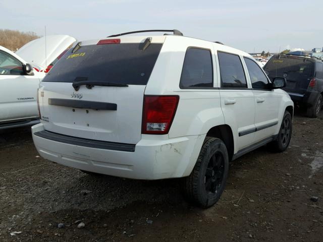 1J8GR48K58C131378 - 2008 JEEP GRAND CHER WHITE photo 4