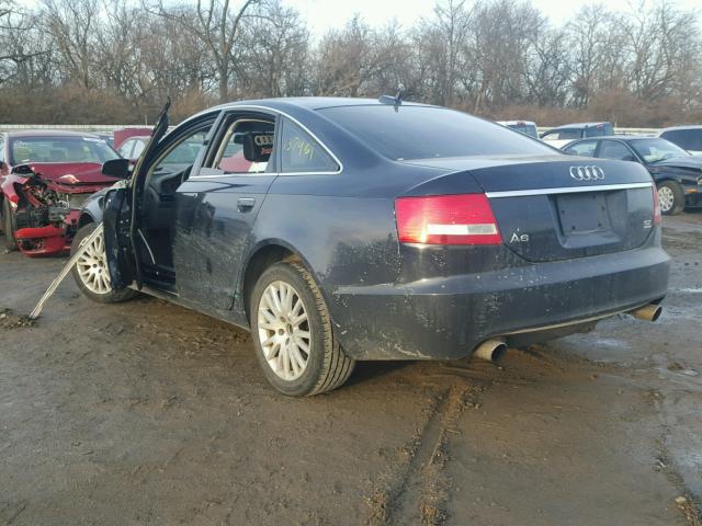 WAUDG74F46N054205 - 2006 AUDI A6 3.2 QUA GRAY photo 3