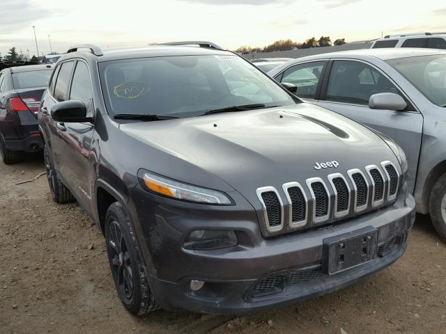 1C4PJLCB4GW374239 - 2016 JEEP CHEROKEE L GRAY photo 1