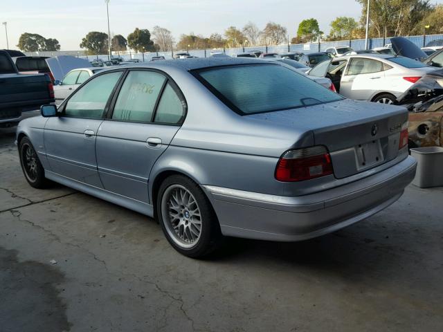 WBADT63473CK39264 - 2003 BMW 530 I AUTO BLUE photo 3