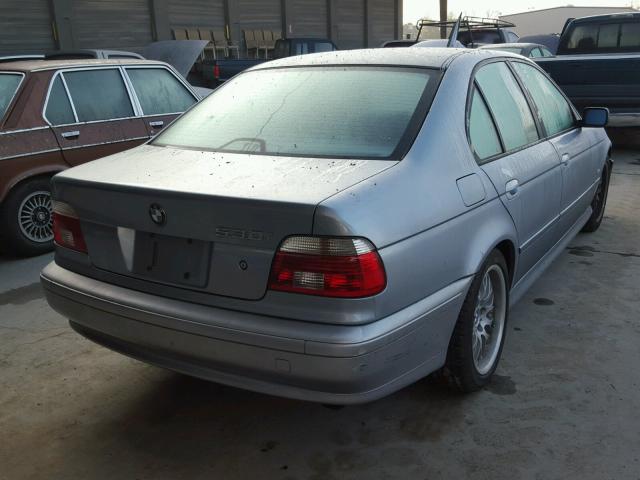 WBADT63473CK39264 - 2003 BMW 530 I AUTO BLUE photo 4