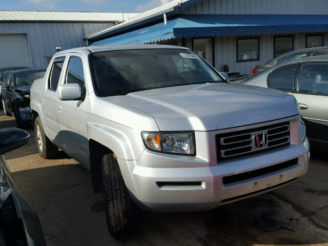 2HJYK16597H501847 - 2007 HONDA RIDGELINE SILVER photo 1