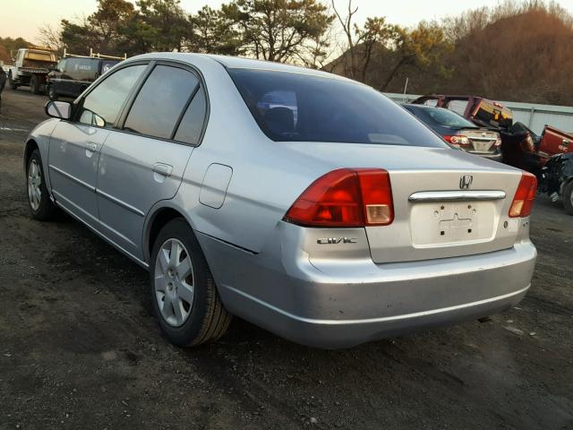 2HGES26792H571261 - 2002 HONDA CIVIC EX 银色 照片 3
