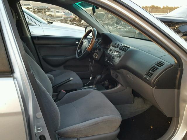 2HGES26792H571261 - 2002 HONDA CIVIC EX 银色 照片 5
