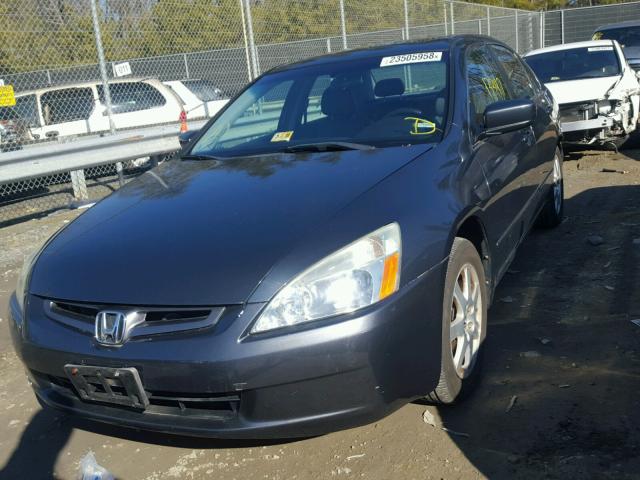 1HGCM66585A048369 - 2005 HONDA ACCORD EX BLUE photo 2