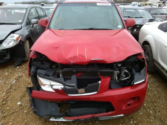 5GZCZ634X6S803706 - 2006 SATURN VUE RED photo 7