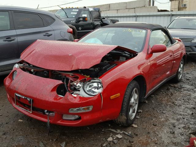 JT5FG02T5X0054901 - 1999 TOYOTA CELICA GT RED photo 2