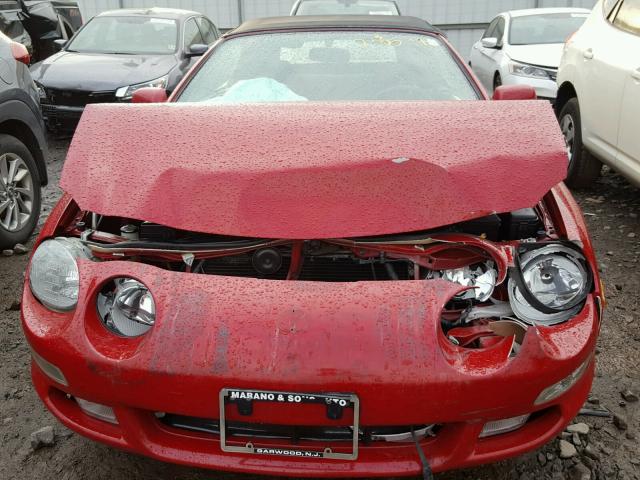 JT5FG02T5X0054901 - 1999 TOYOTA CELICA GT RED photo 7