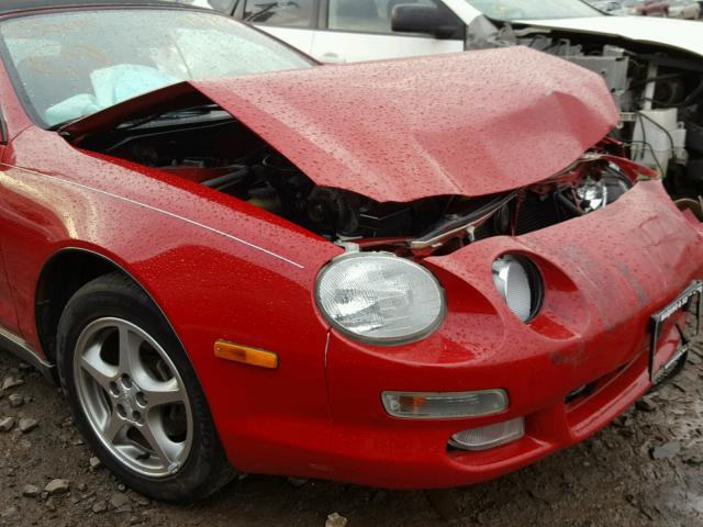 JT5FG02T5X0054901 - 1999 TOYOTA CELICA GT RED photo 9