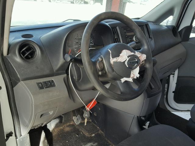 3N6CM0KN0DK696011 - 2013 NISSAN NV200 2.5S WHITE photo 9