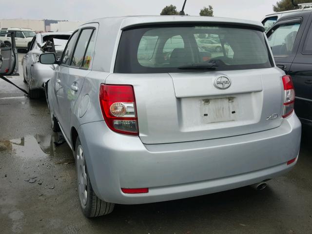 JTKKU4B4XA1002315 - 2010 TOYOTA SCION XD SILVER photo 3