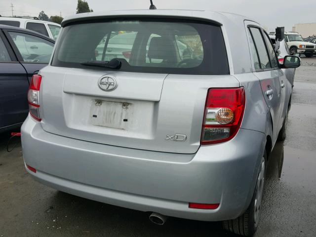 JTKKU4B4XA1002315 - 2010 TOYOTA SCION XD SILVER photo 4