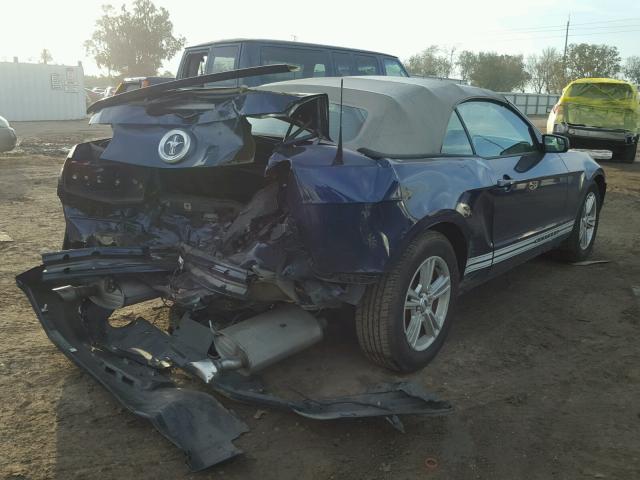 1ZVBP8EM3C5240291 - 2012 FORD MUSTANG BLUE photo 4