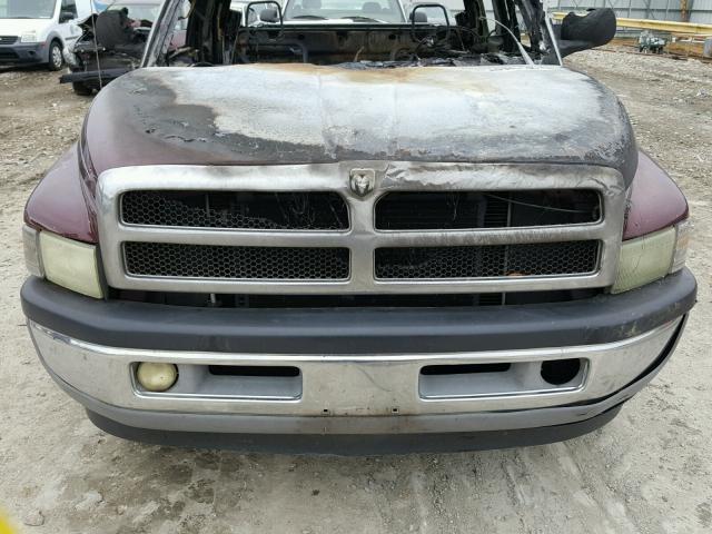 3B7HC13Y41G786402 - 2001 DODGE RAM 1500 MAROON photo 7