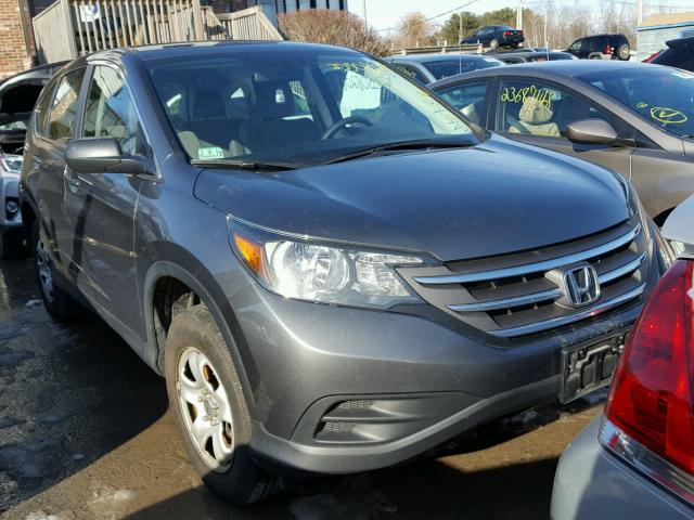 5J6RM4H39EL058092 - 2014 HONDA CR-V LX GRAY photo 1