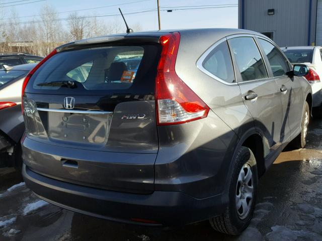 5J6RM4H39EL058092 - 2014 HONDA CR-V LX GRAY photo 3