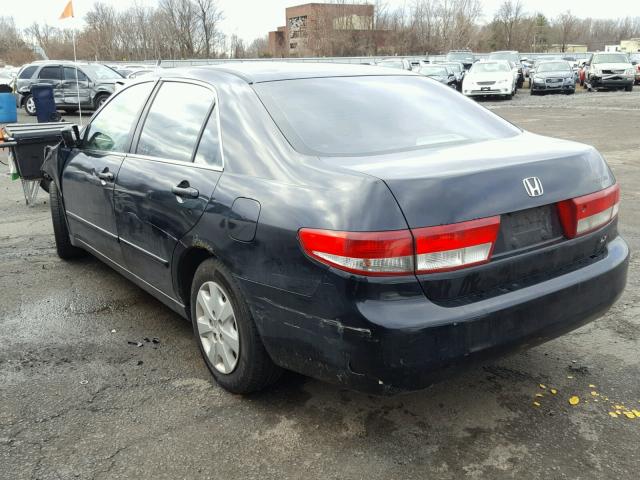 1HGCM56383A028144 - 2003 HONDA ACCORD LX BLACK photo 3