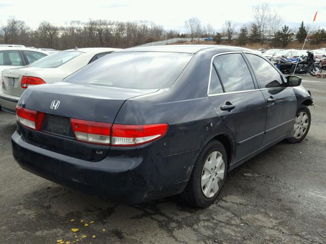 1HGCM56383A028144 - 2003 HONDA ACCORD LX BLACK photo 4