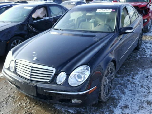 WDBUF70J23A335470 - 2003 MERCEDES-BENZ E 500 BLACK photo 2