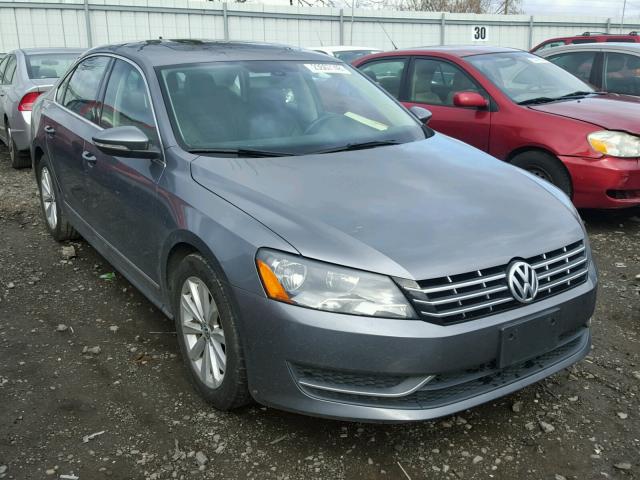 1VWCP7A32CC062770 - 2012 VOLKSWAGEN PASSAT SEL GRAY photo 1