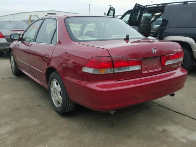 1HGCG16512A047375 - 2002 HONDA ACCORD EX BURGUNDY photo 3