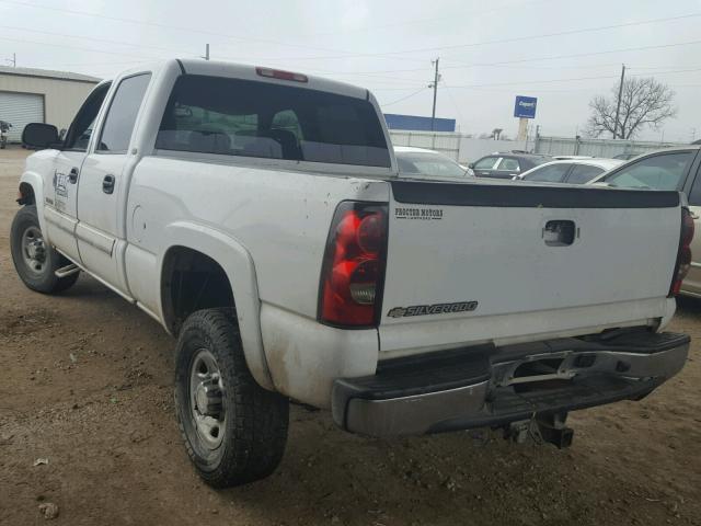 1GCHC23U47F134926 - 2007 CHEVROLET SILVERADO WHITE photo 3