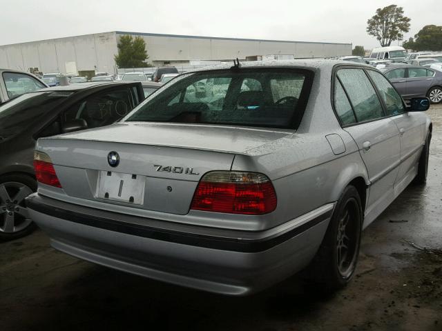 WBAGH83411DP23836 - 2001 BMW 740 IL 银色 照片 4