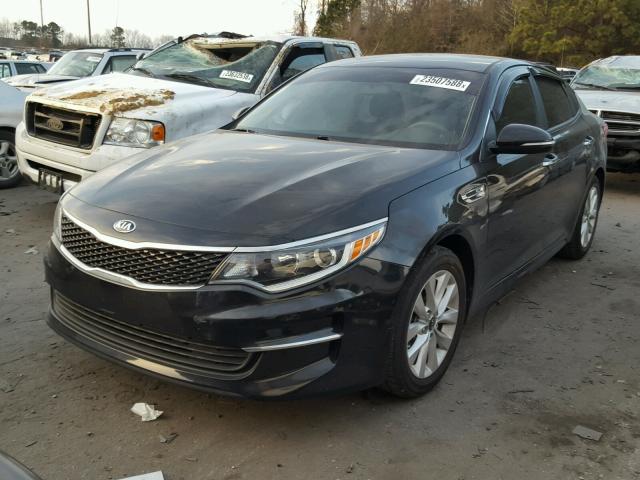 5XXGT4L35GG009630 - 2016 KIA OPTIMA LX BLACK photo 2