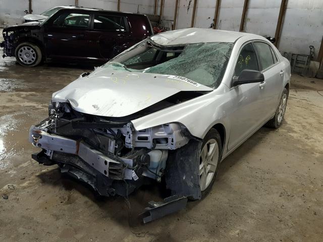 1G1ZG57B69F187724 - 2009 CHEVROLET MALIBU LS SILVER photo 2