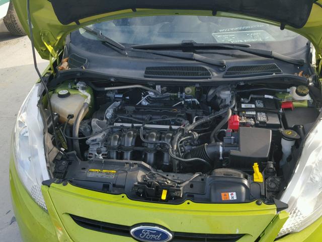 3FADP4EJ2BM159470 - 2011 FORD FIESTA SE GREEN photo 7