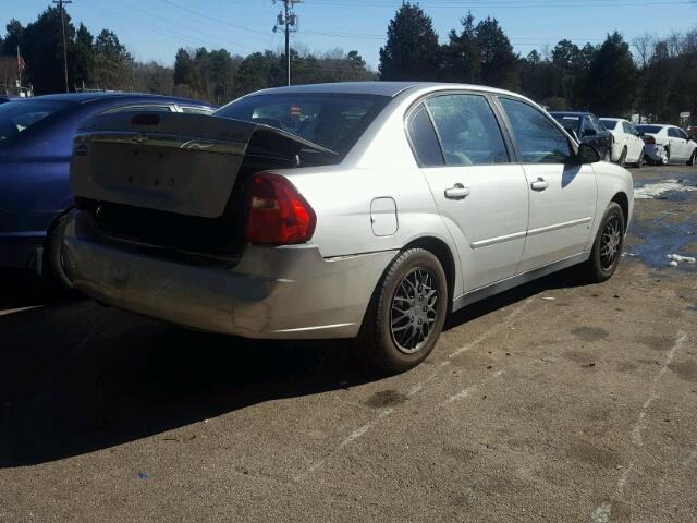 1G1ZS51816F249182 - 2006 CHEVROLET MALIBU LS SILVER photo 4