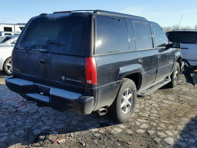 1GYEK63R8YR180276 - 2000 CADILLAC ESCALADE L BLACK photo 4