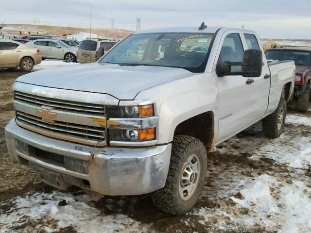 1GC2KUEG3FZ523727 - 2015 CHEVROLET SILVERADO SILVER photo 2