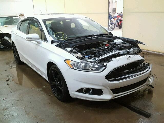 3FA6P0H75GR136020 - 2016 FORD FUSION SE WHITE photo 1