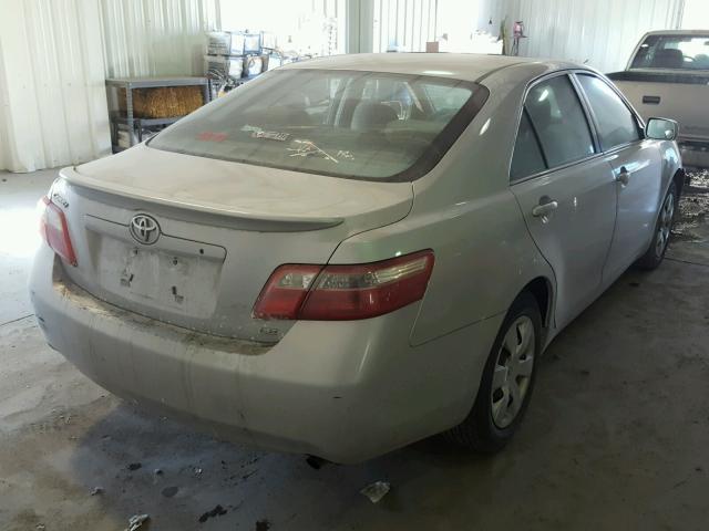 4T1BE46K67U098461 - 2007 TOYOTA CAMRY NEW SILVER photo 4