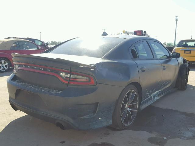 2C3CDXGJ2GH350619 - 2016 DODGE CHARGER R/ GRAY photo 4