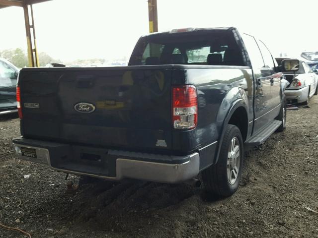 1FTPW12505KE78149 - 2005 FORD F150 SUPER BLACK photo 4