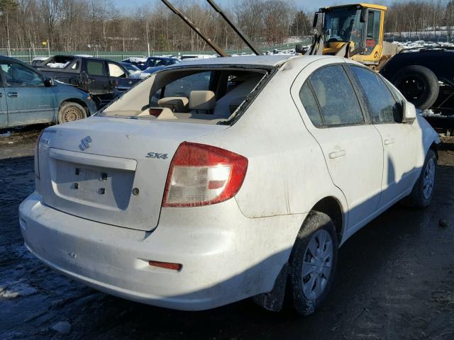 JS2YC5A26B6301773 - 2011 SUZUKI SX4 LE WHITE photo 4